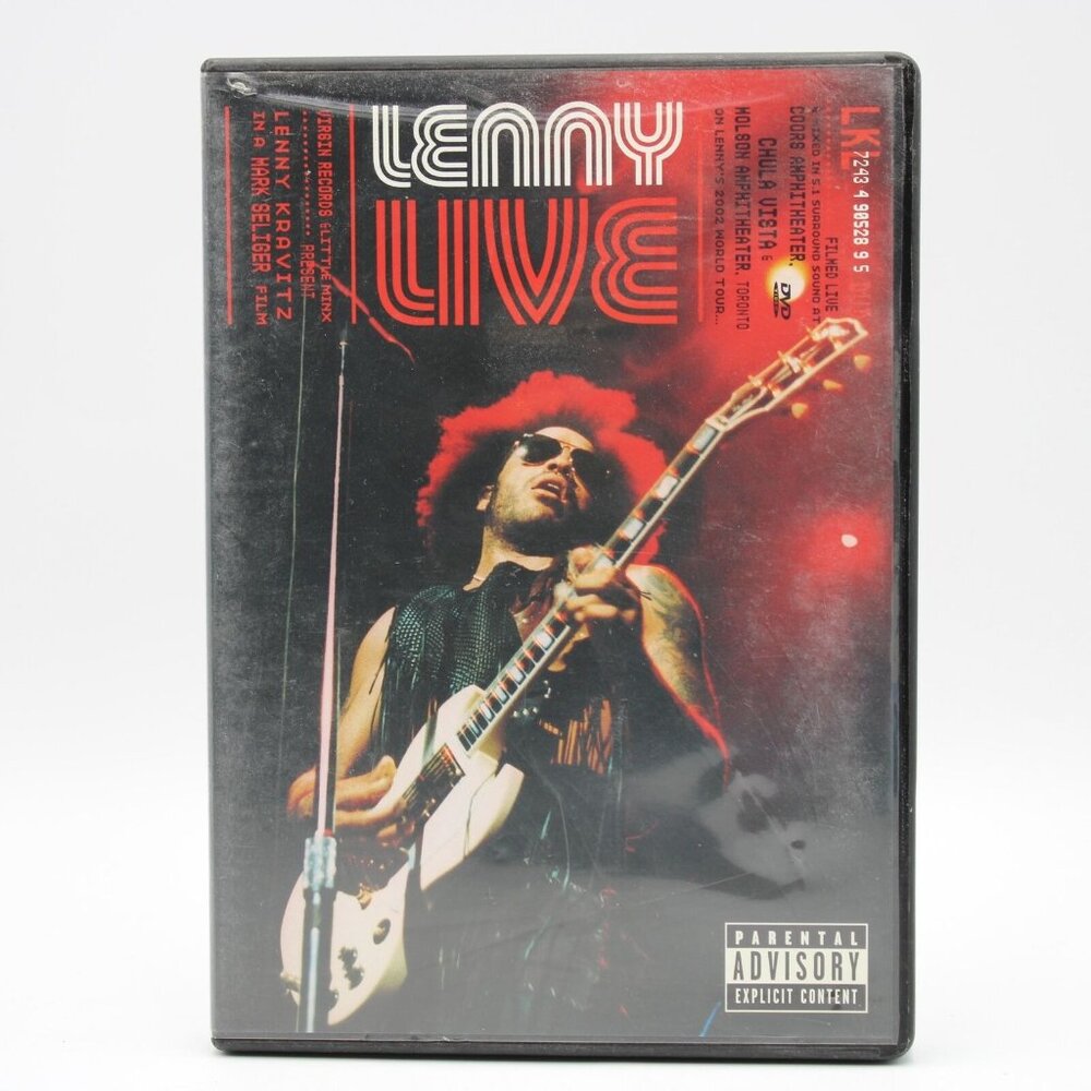 Lenny Kravitz Live DVD 2002 Virgin Records PA Mark Seliger